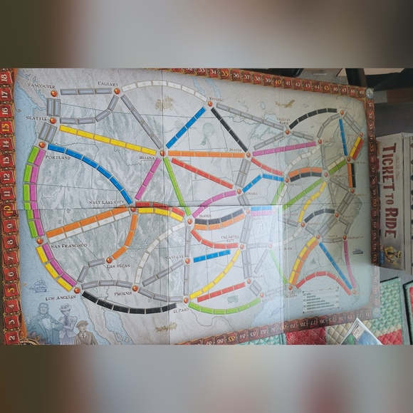 EUC Ticket To Ride Board Game - Picture 5 of 5